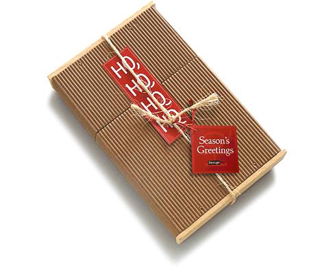 self promotion gift box designed by design hq inc. full of greeting cards illustrated by kelly brooks