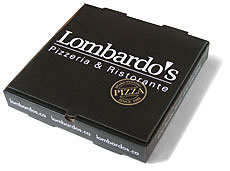 Lombardo's Restaurant box designed by design hq inc.