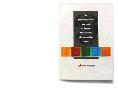 SRK capabilities brochure designed by design hq inc.
