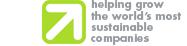 helping grow the world's most sustainable companies graphic designed by design hq inc.