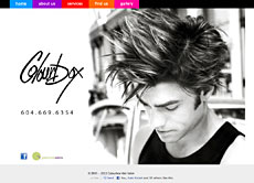 colourbox hairdressing website home page