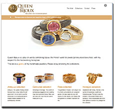 queen bijoux jewellery home page
