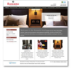 home page for Ramada Inn Prince George