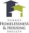 Surrey Homelessness & Housing Society logo designed by design hq inc.