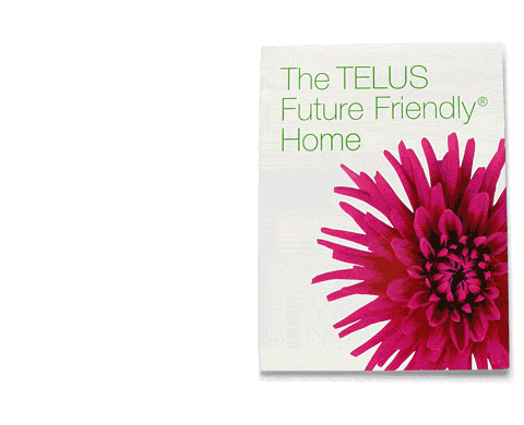 Telus future friendly home folder designed by design hq inc.